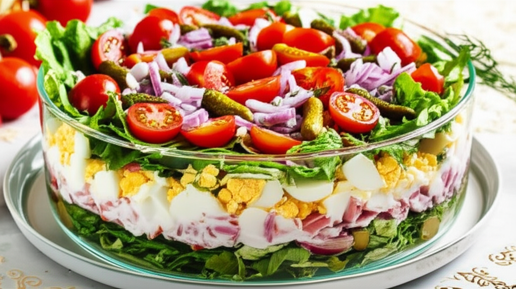 After Easter Layered Salad image