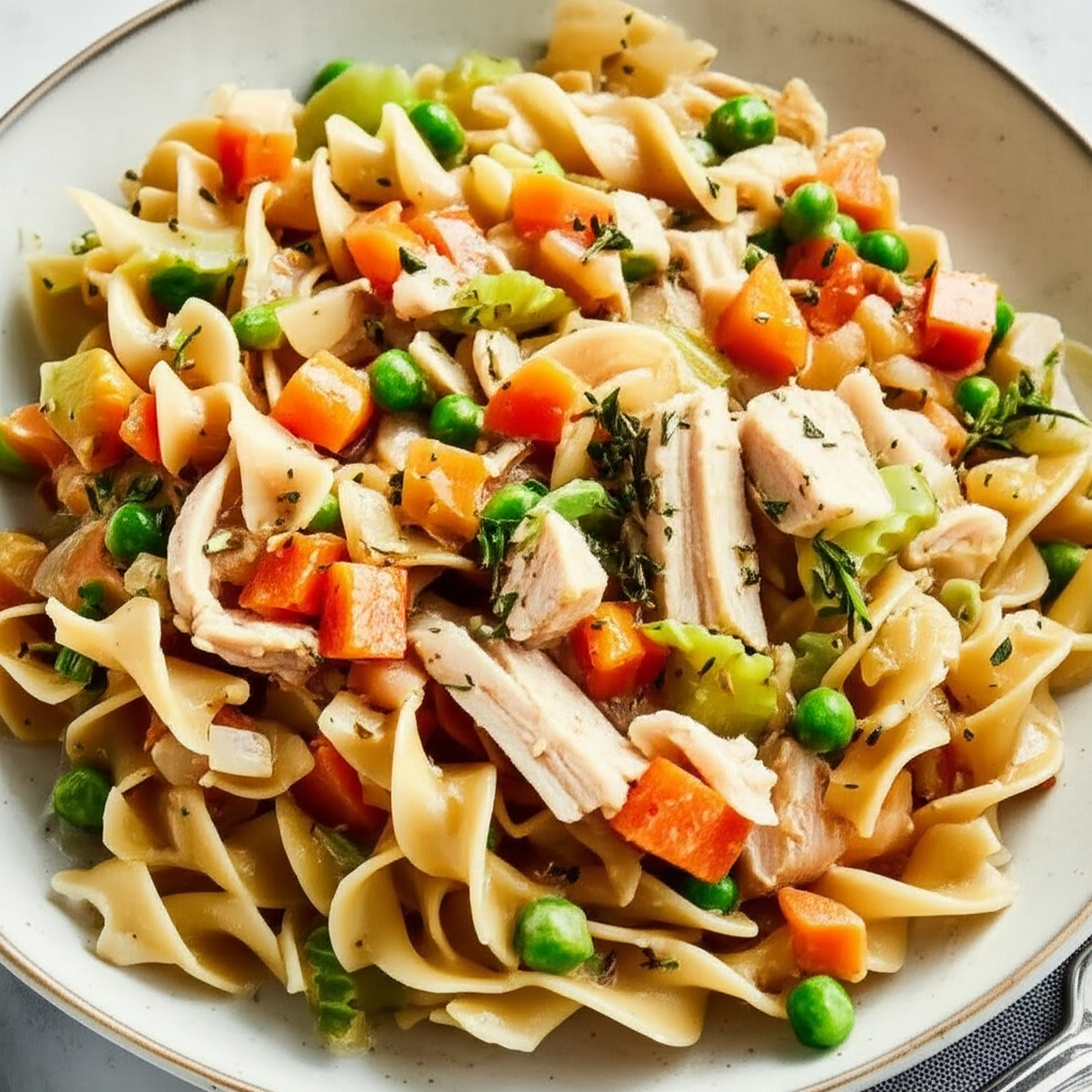 After Thanksgiving Turkey And Noodles image