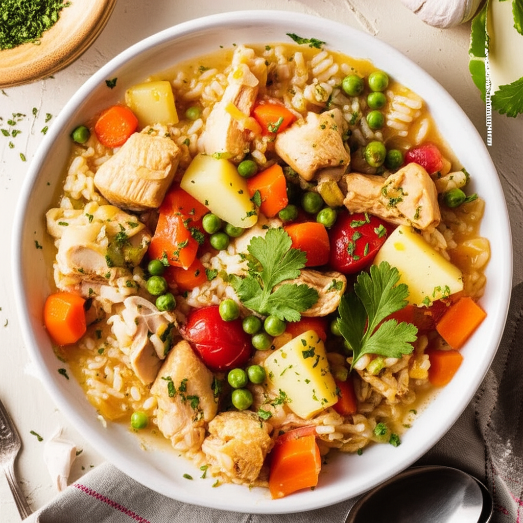 Aguado De Gallina Or Chicken Rice Soup image