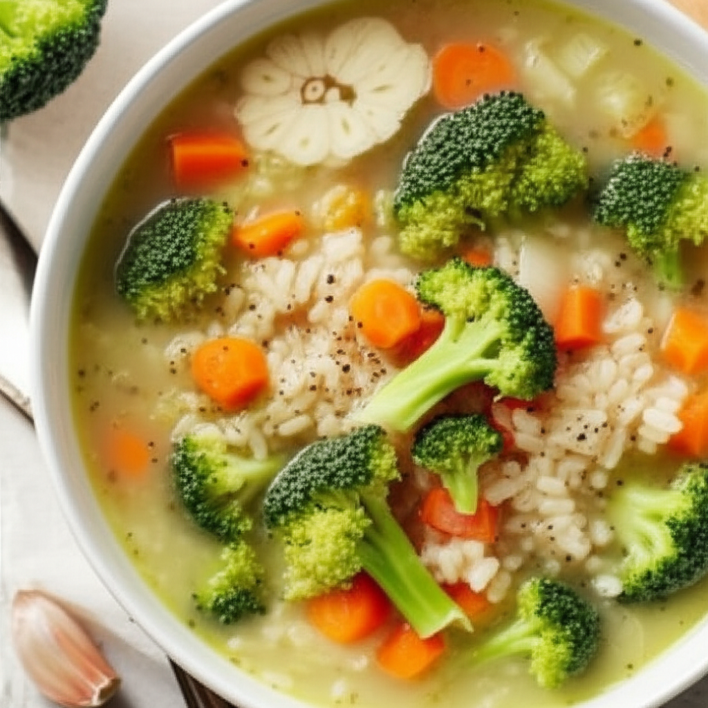 Broccoli And Rice Soup image