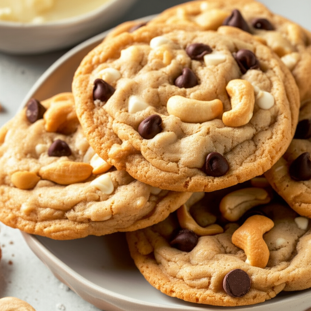 Airbake Giant Cashew White Chocolate Cookies image