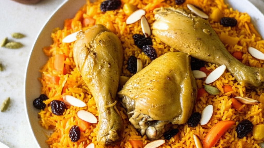 Al Kabsa Traditional Saudi Rice Chicken Dish image