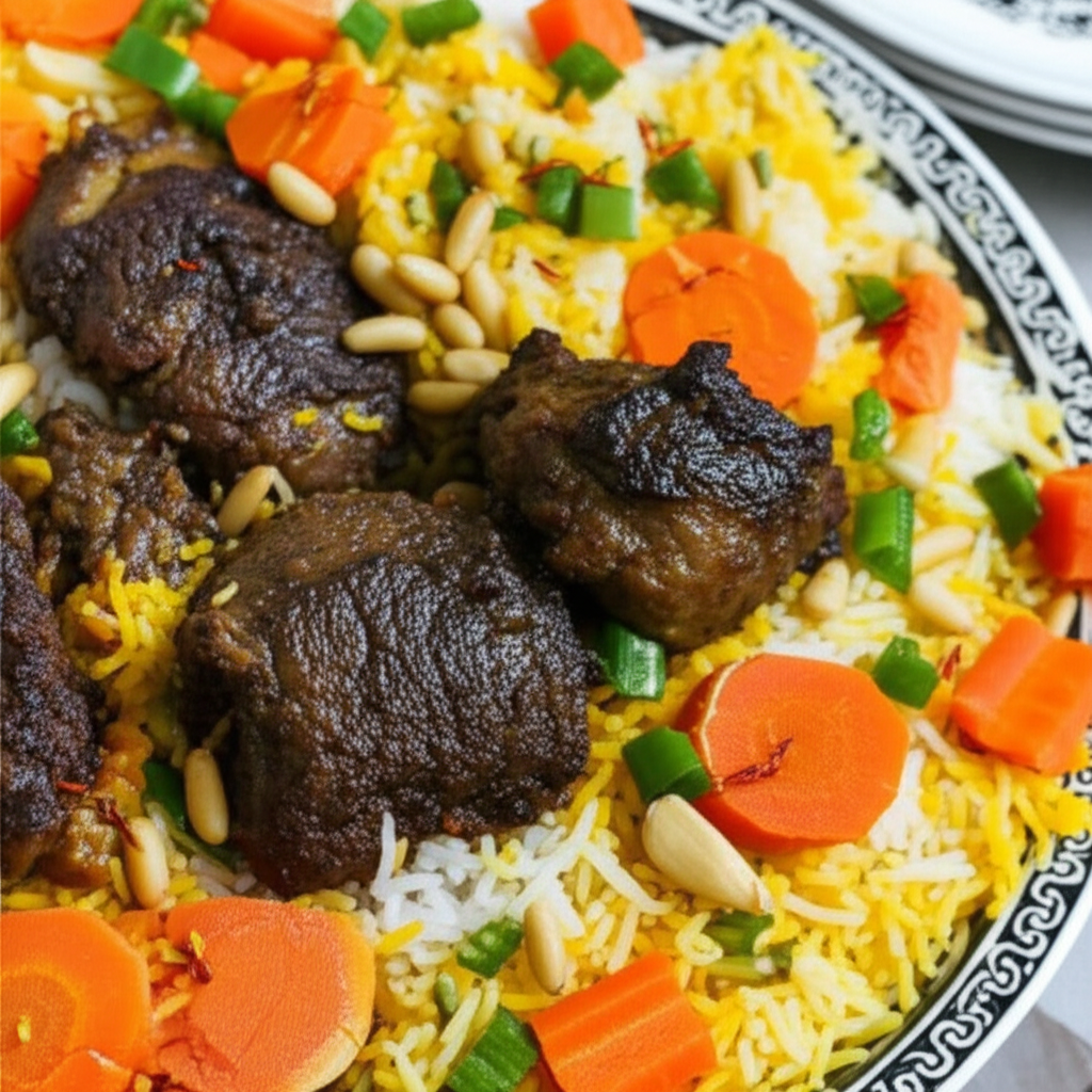 Al Kabsa Traditional Saudi Rice Meat Dish image