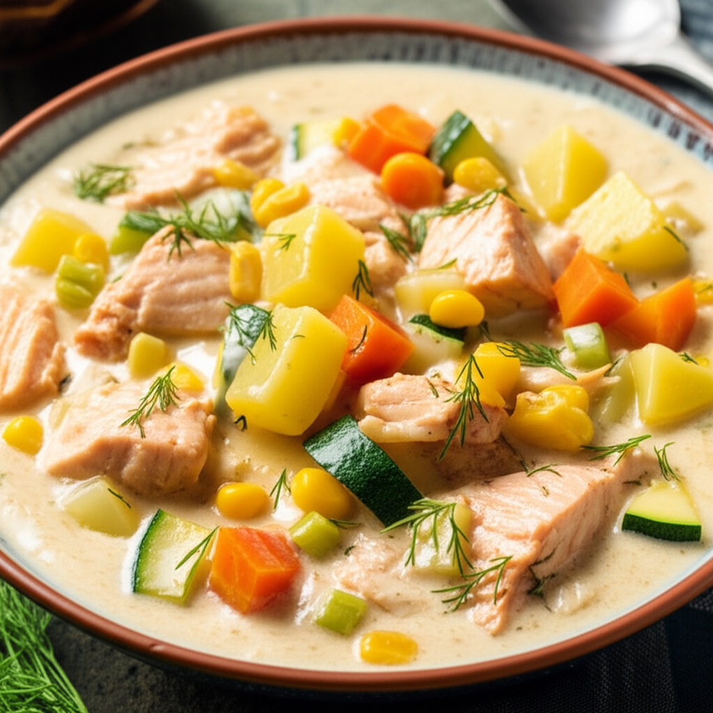 Alaskan Salmon Chowder image