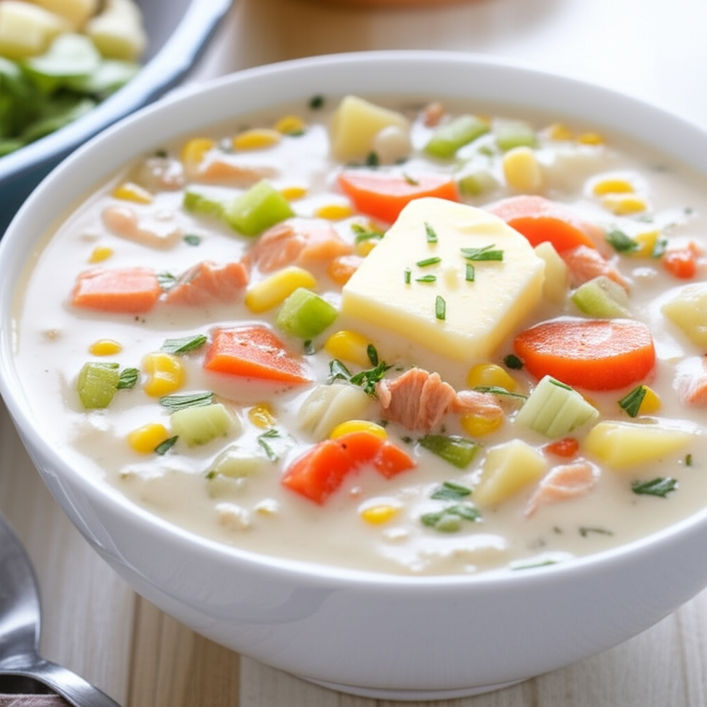 Alaskan Smoked Salmon Chowder image