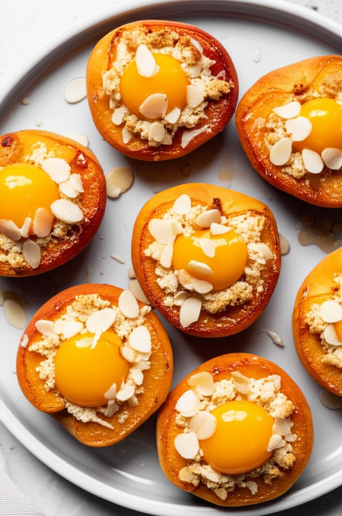 Albicocche Al Forno Baked Apricots With Amaretti image