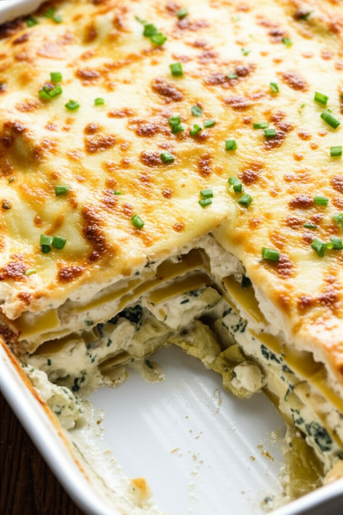 Alfredo And Artichoke Lasagna image