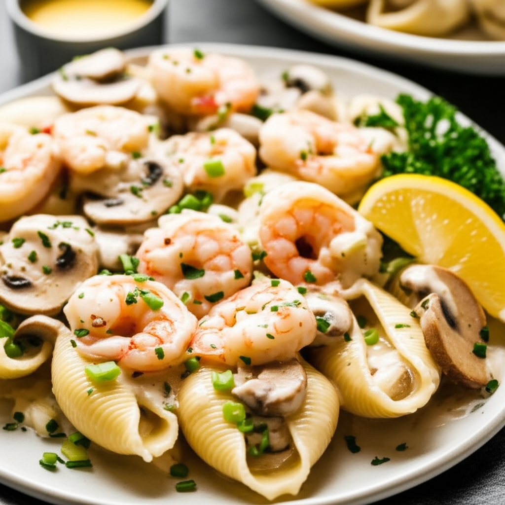 Alfredo Shrimp Shells image