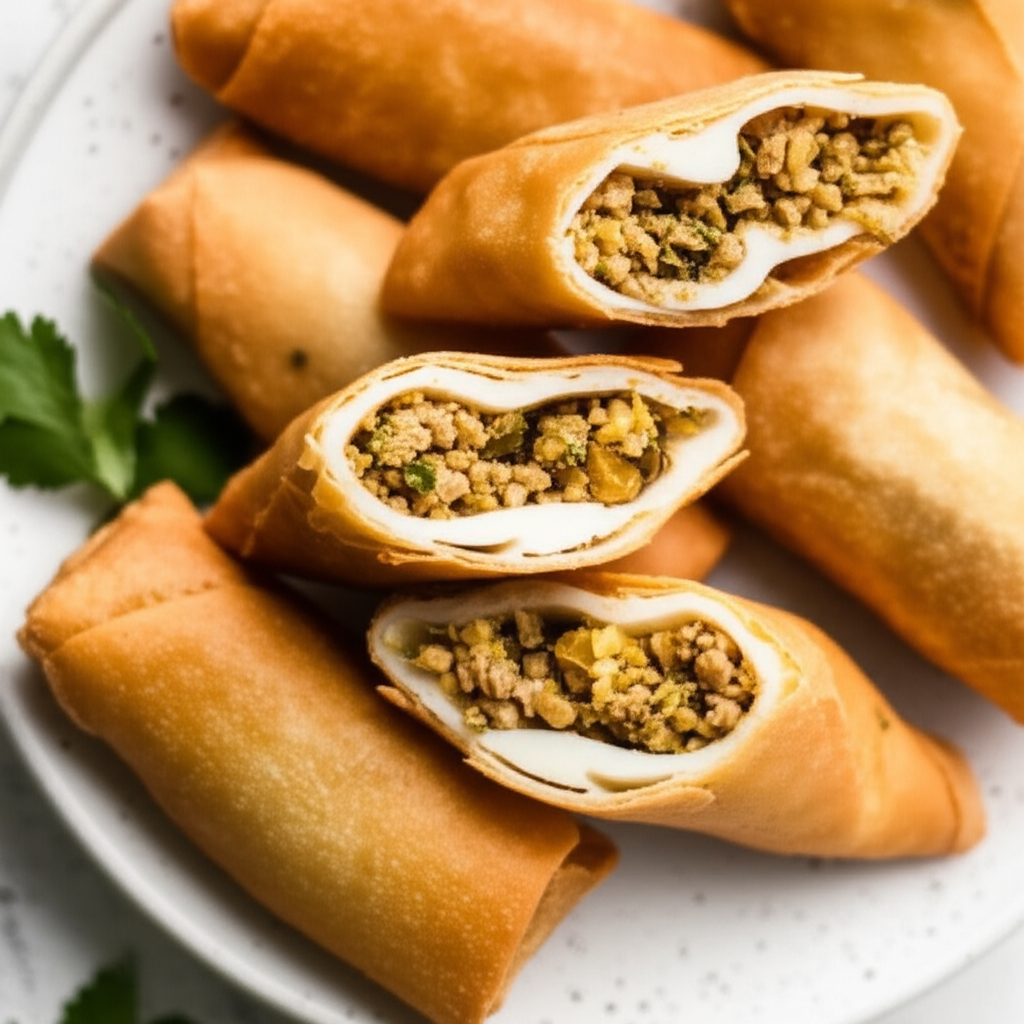 Algerian Chicken Preserved Lemon Bourek image