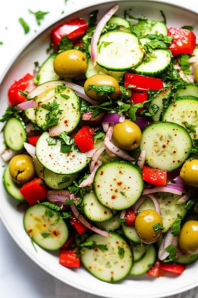 Algerian Cucumber Salad image