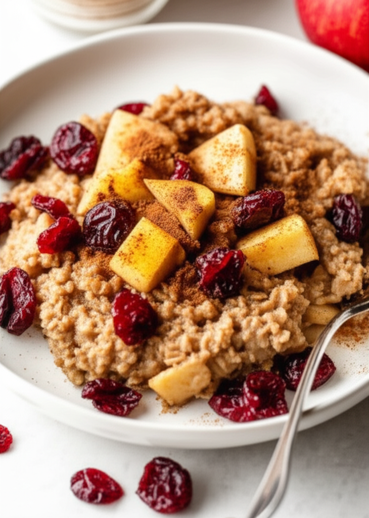 Baked Apple Cinnamon Oatmeal image