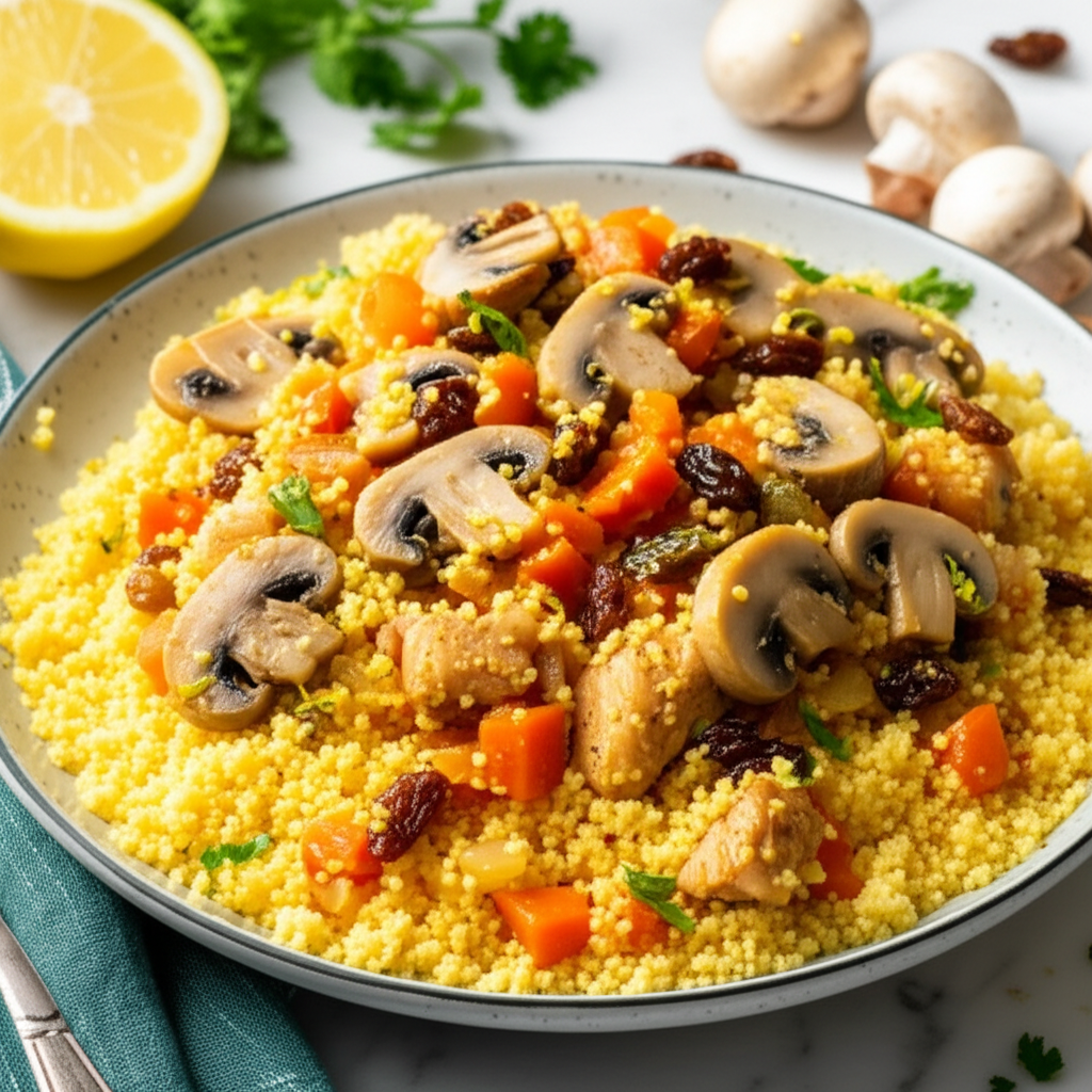 Algerian Vegetable Couscous image