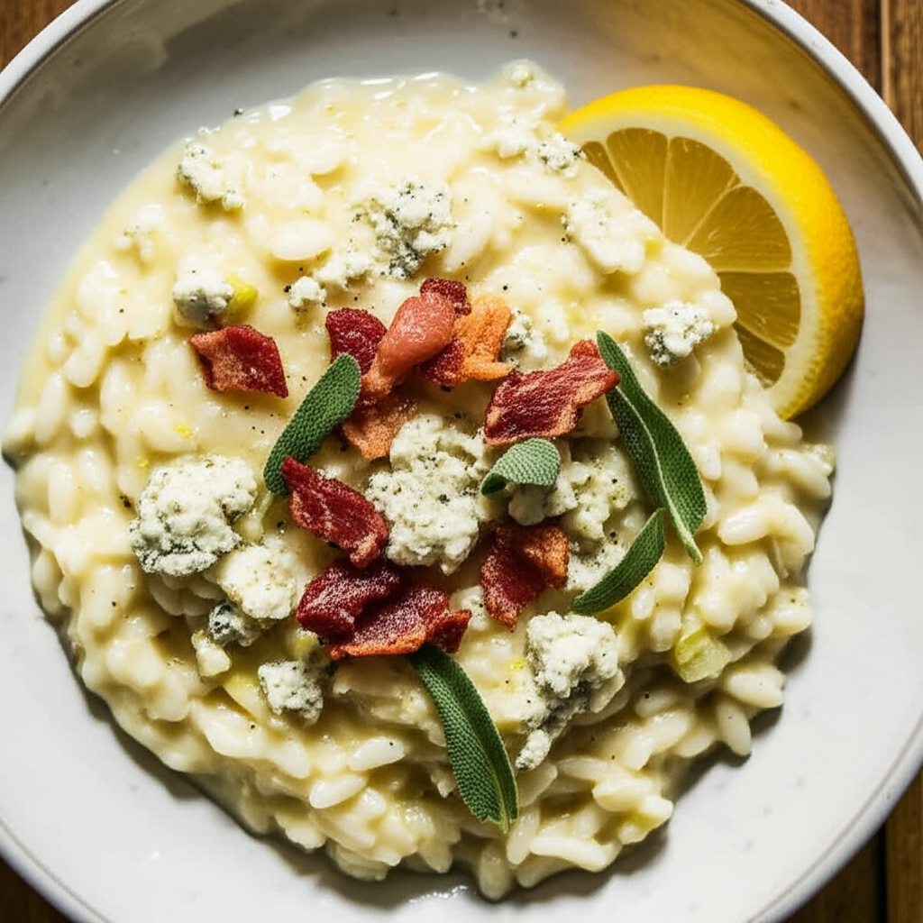 Beat The Blues Blue Cheese Risotto image