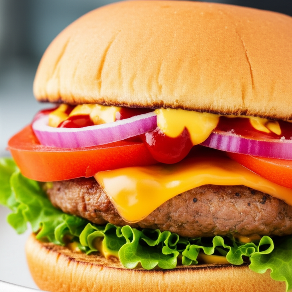 All Canadian Turkey Cheeseburger image