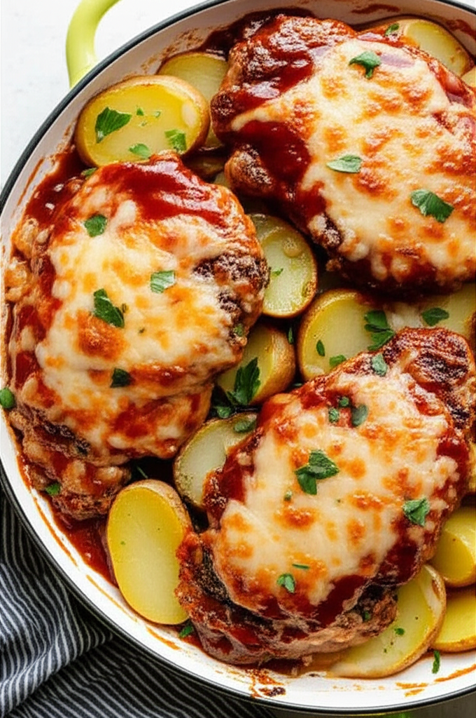 All In One Pork Chops Bake image