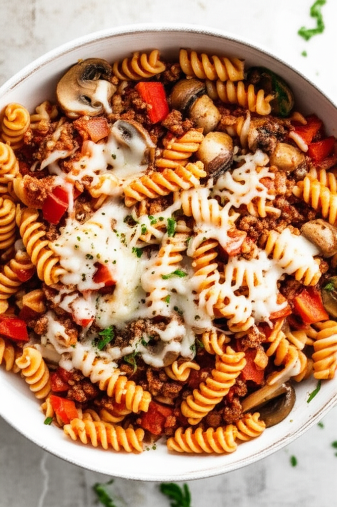 All In One Pot Saucy Pasta image