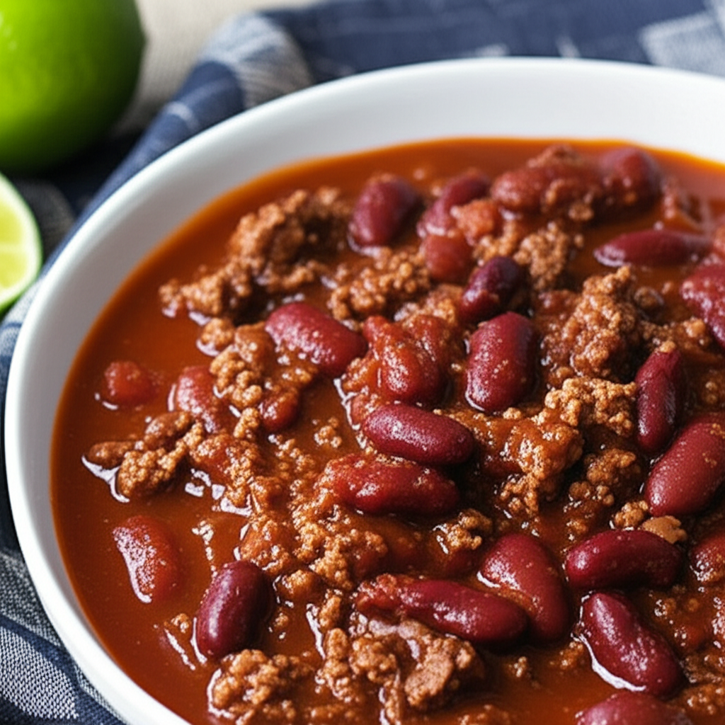 All American Beef Chili With Kidney Beans image