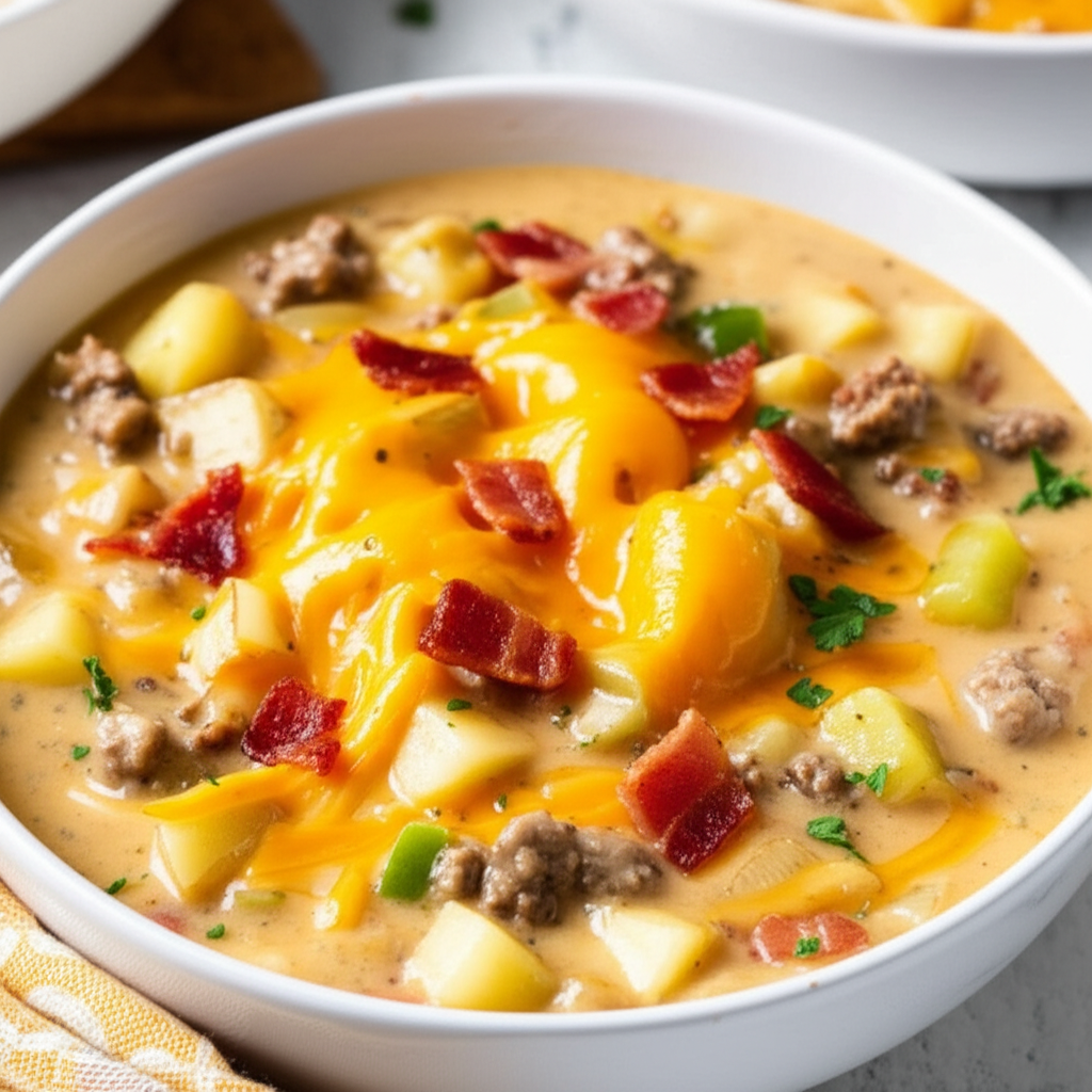 All American Cheeseburger Chowder image