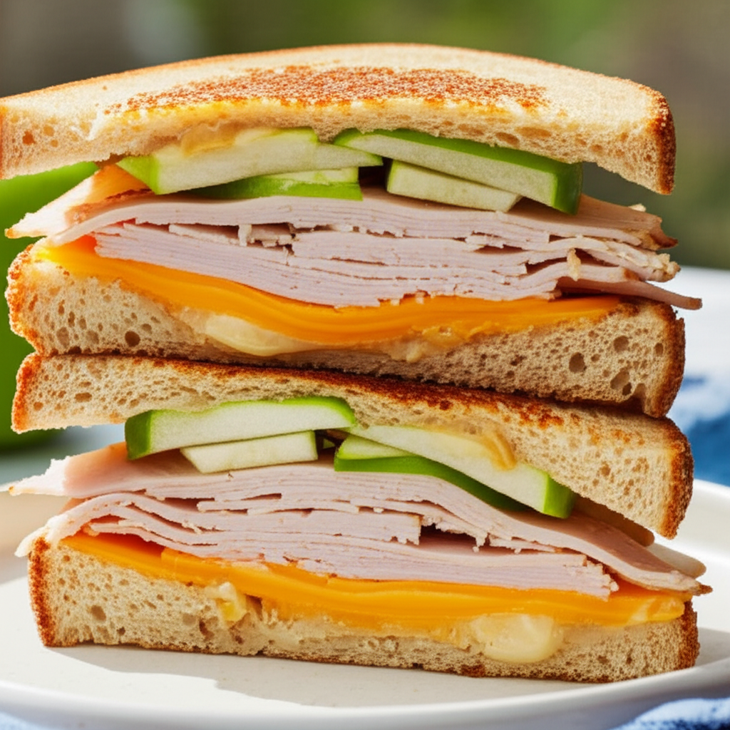 All American Turkey Apple Picnic Sandwich image