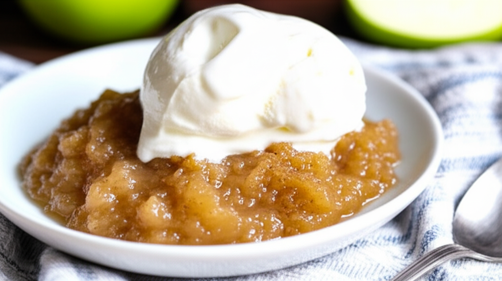 All Day Applesauce With Frozen Yogurt image