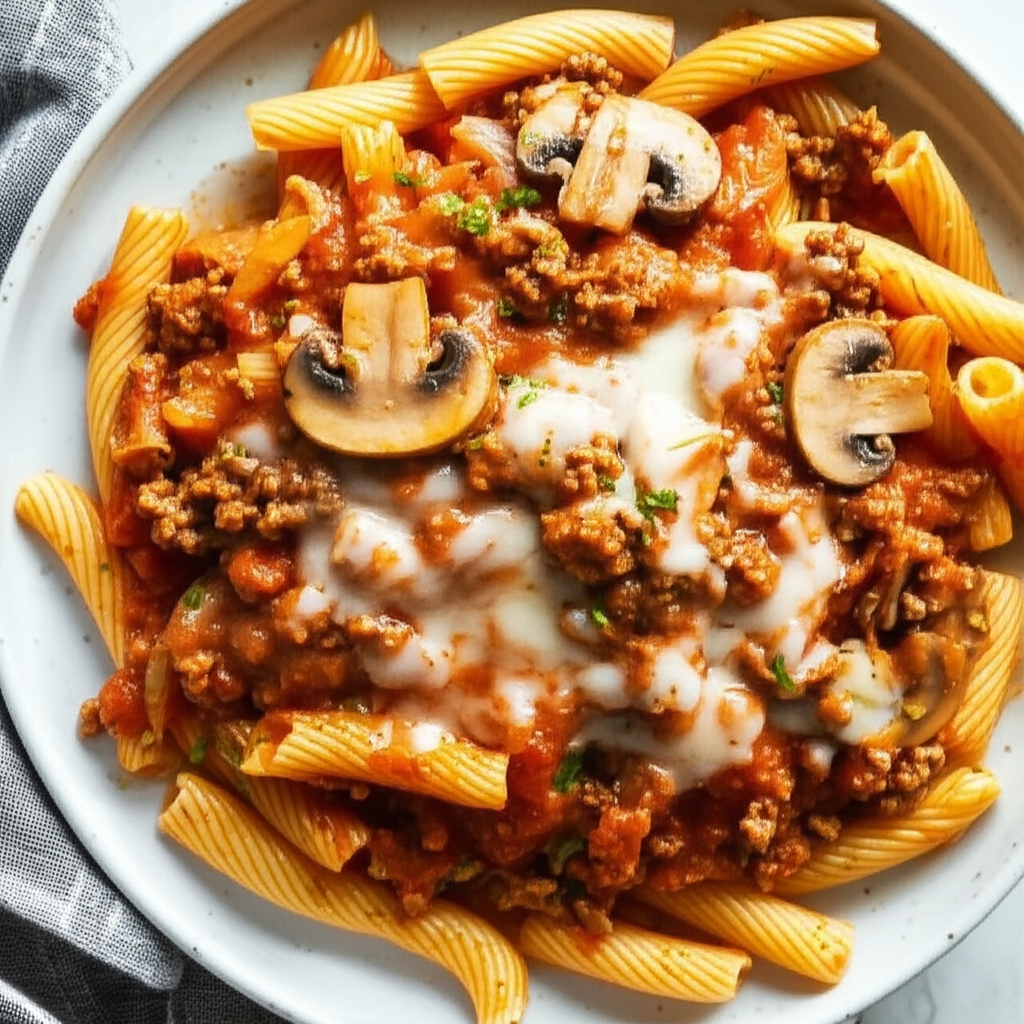 All In One Pot Saucy Pasta image