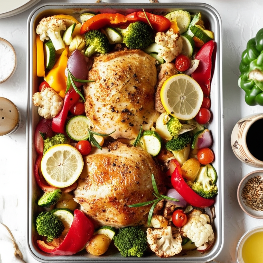 All In One Roast Chicken Dinner image