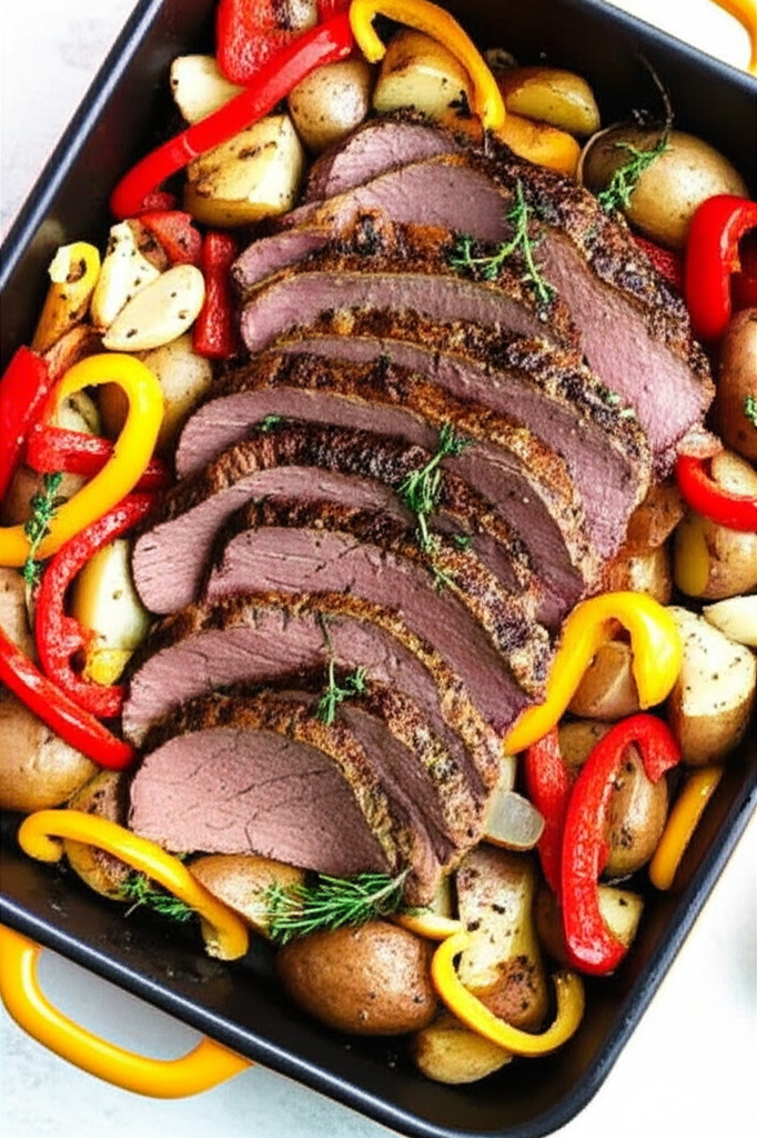 All In One Pan Roast And Vegetables image