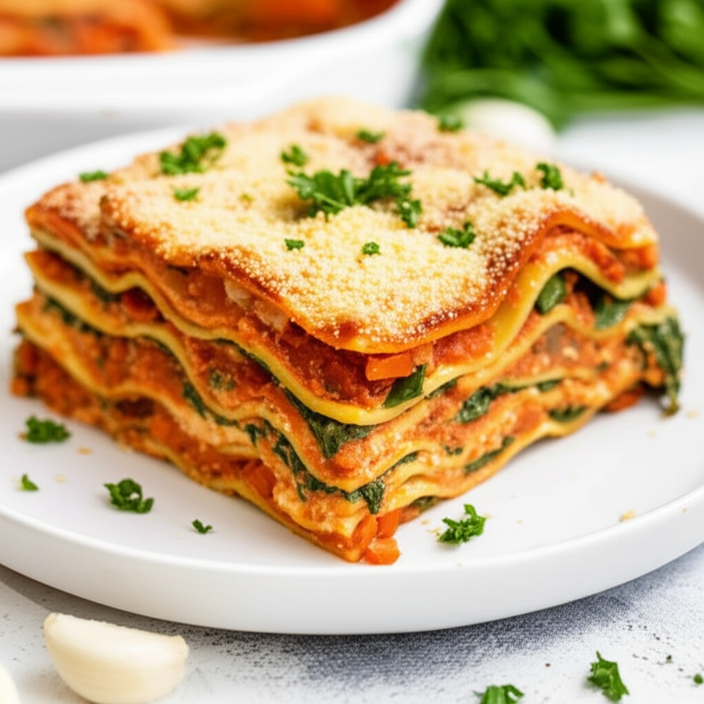 Cheesy Vegan Lasagna image