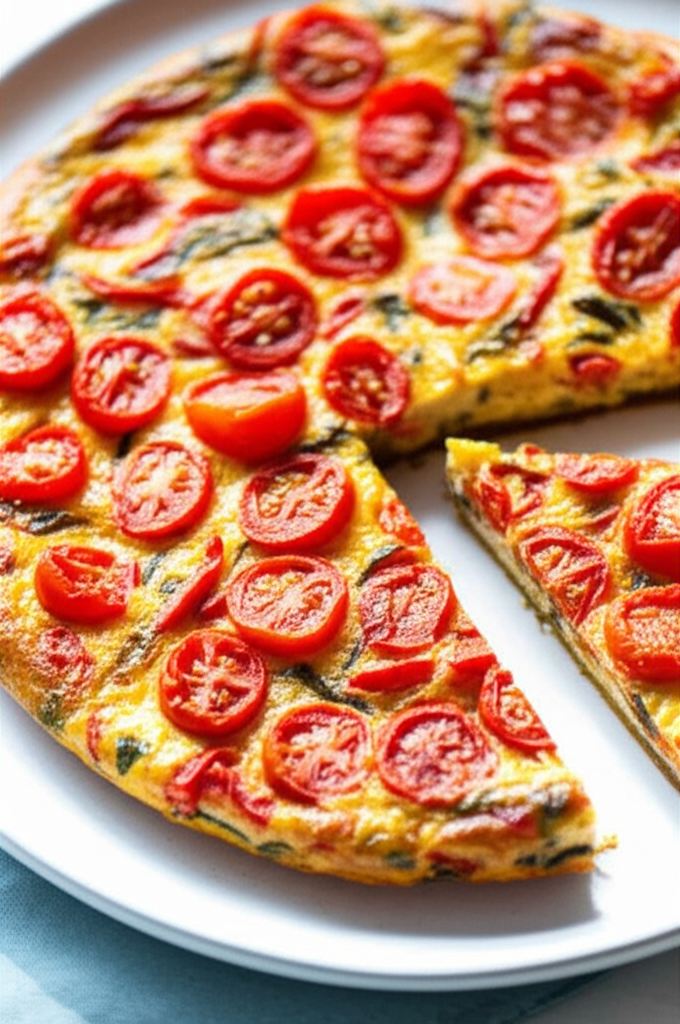 Allessio S Frittata Tomatoes And Sweet Peppers image