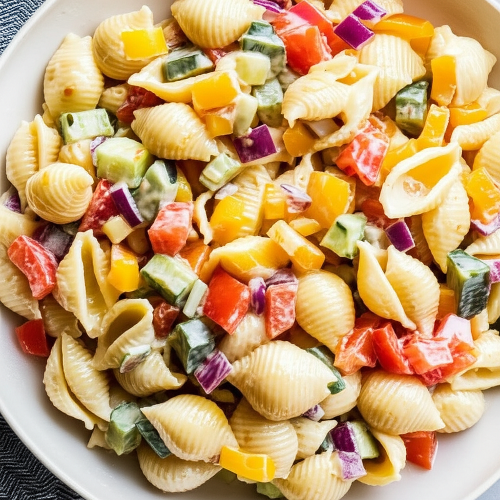 Allison S Creamy Veggie Pasta Salad image