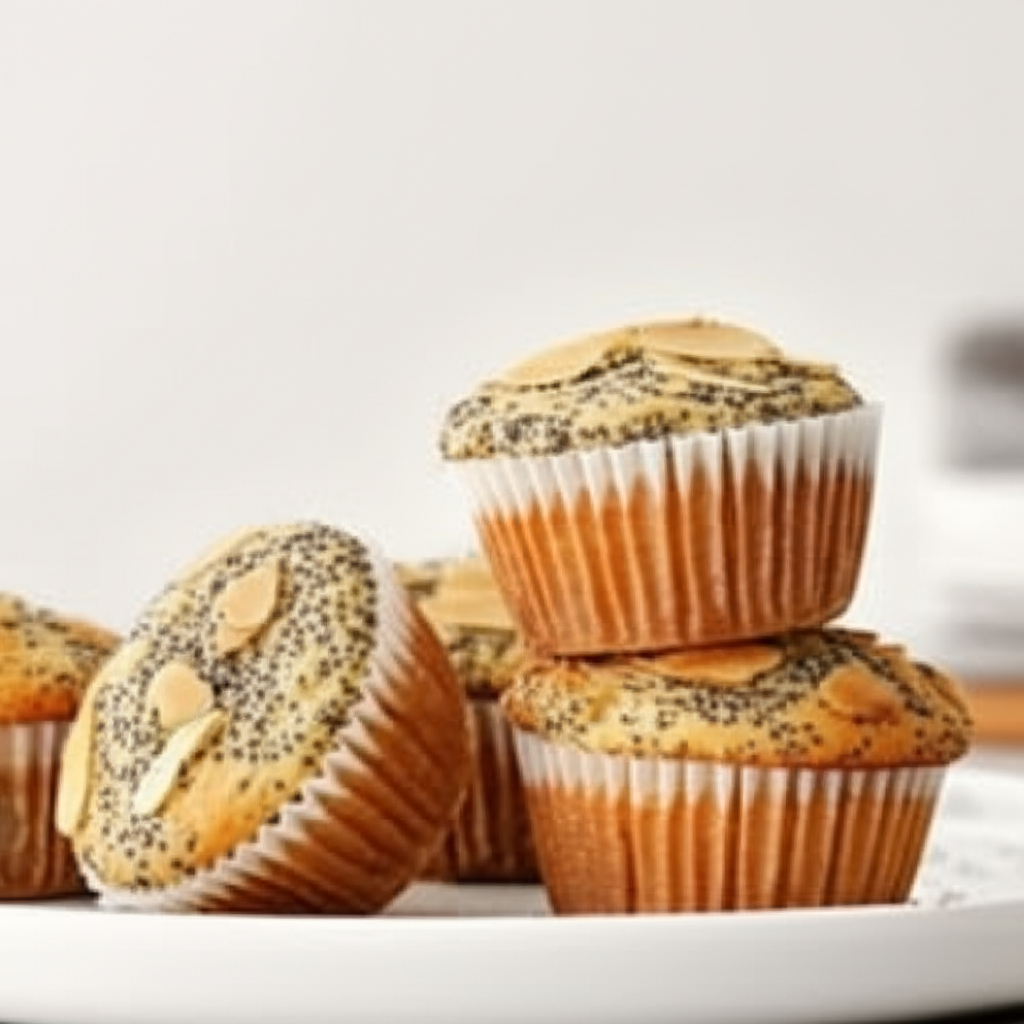 Almond Poppy Seed Muffins image