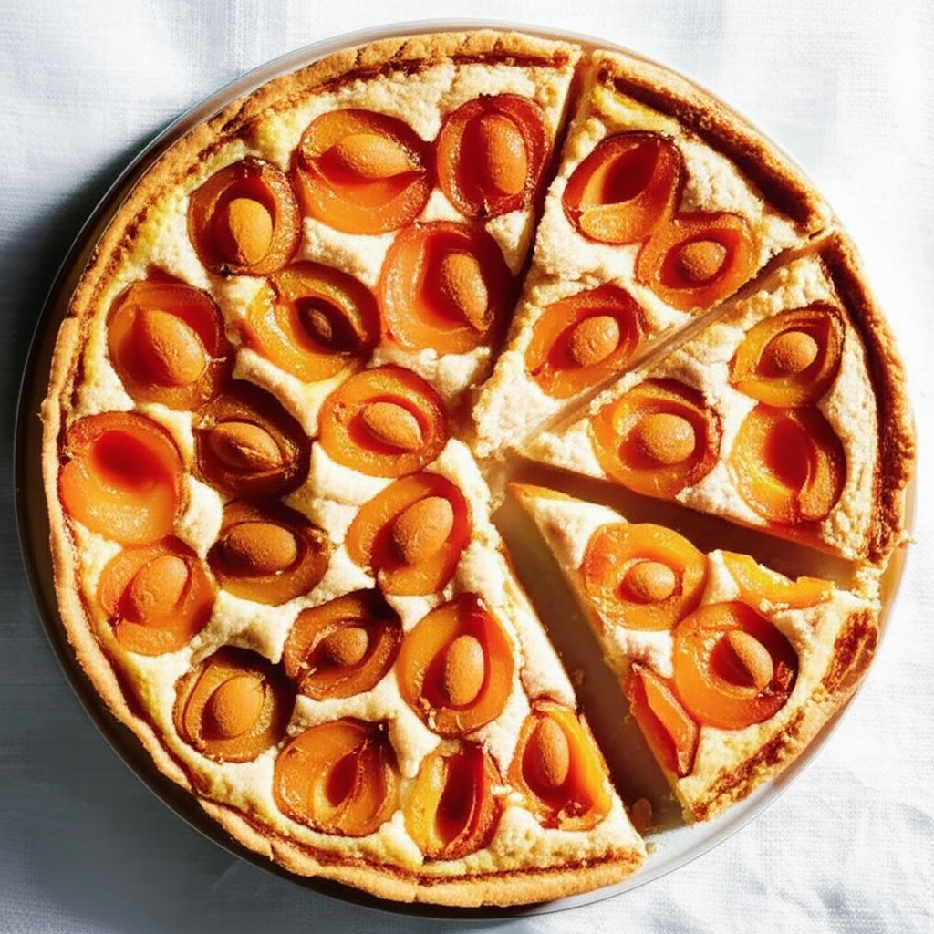 Almond And Apricot Tart image