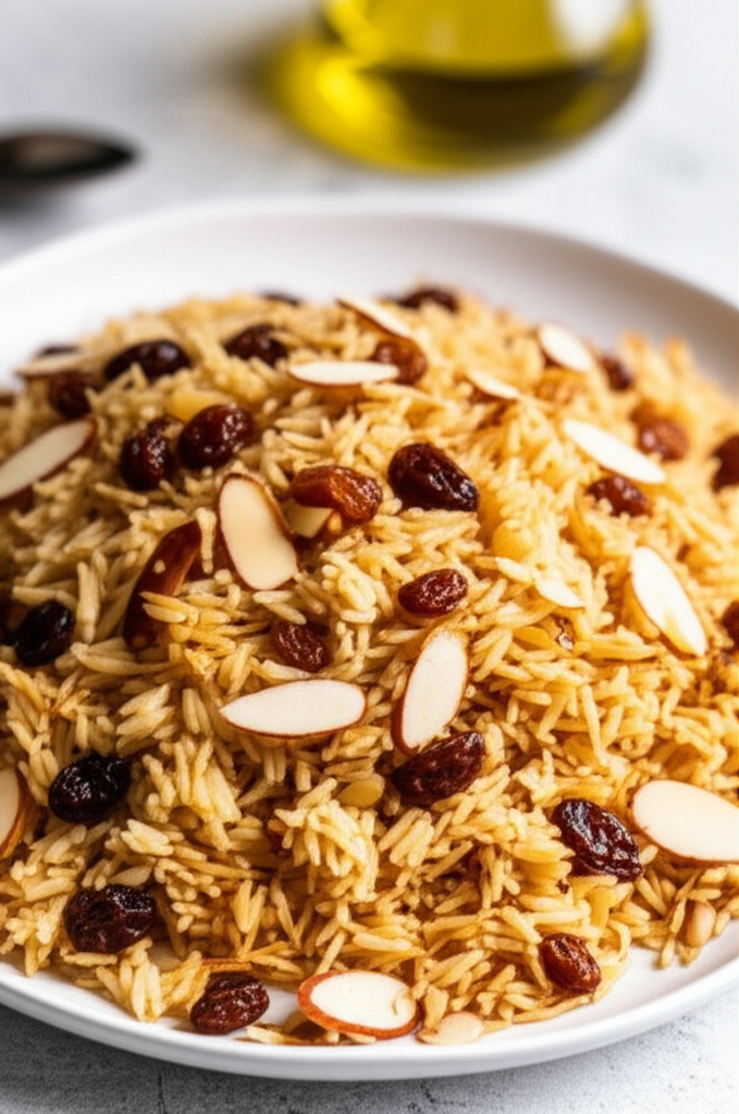 Almond And Raisin Pilaf image