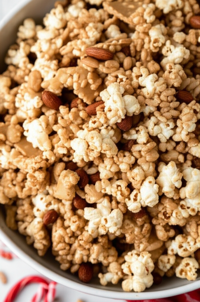 Almond Bark Popcorn image