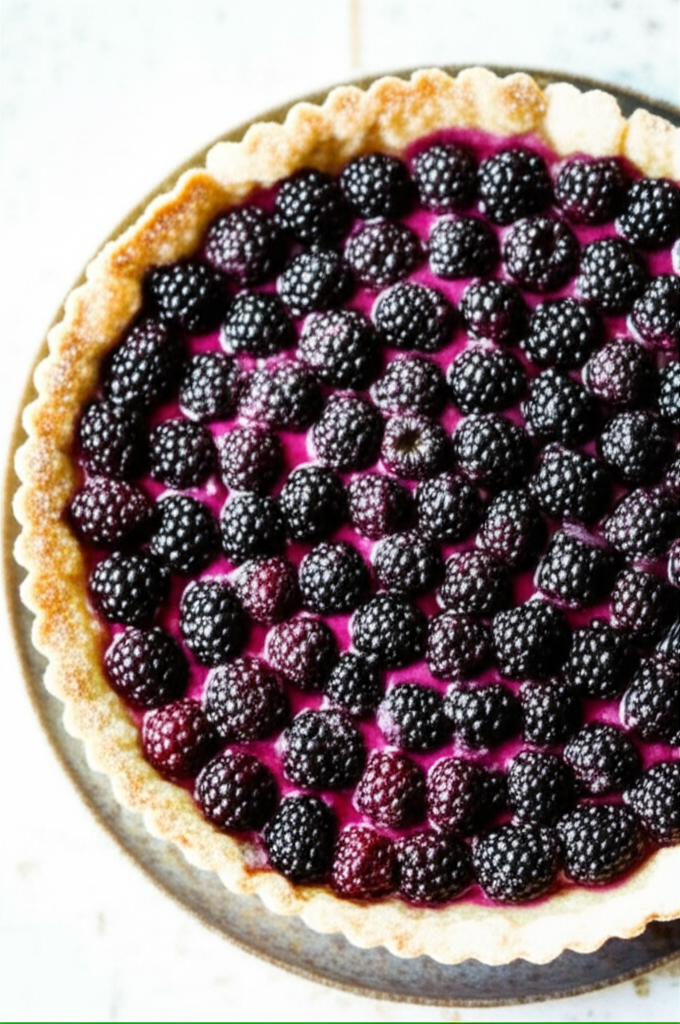 Almond Blackberry Tart image