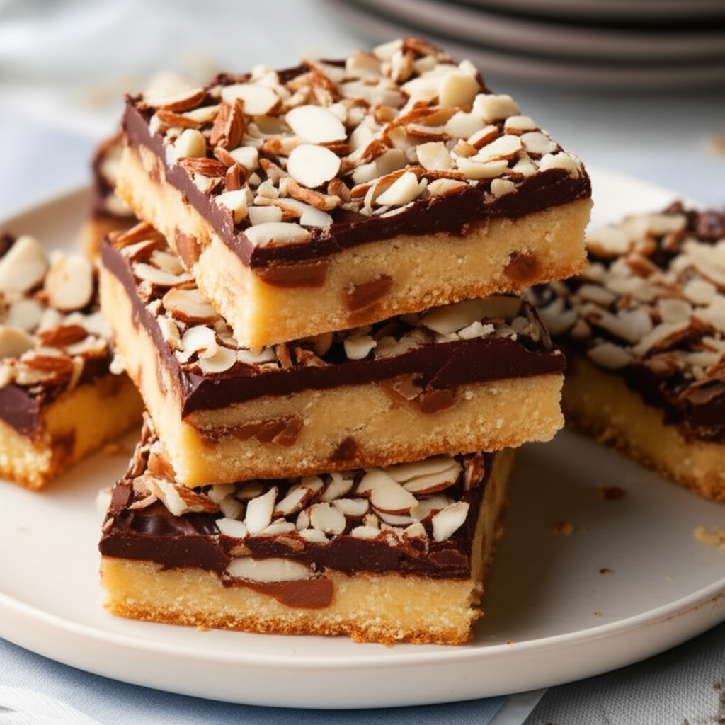 Almond Brittle Bar Cookies image