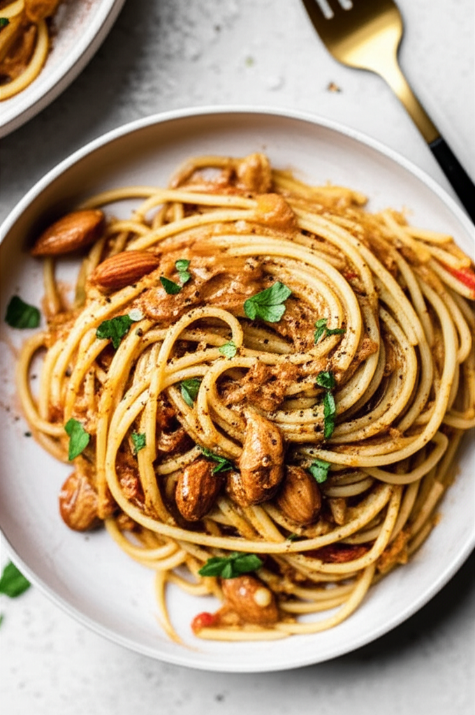 Almond Butter And Ras El Hanout Pasta image