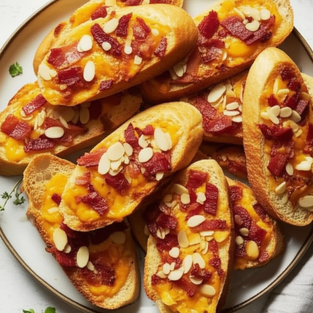 Almond Cheddar Bacon Bites image