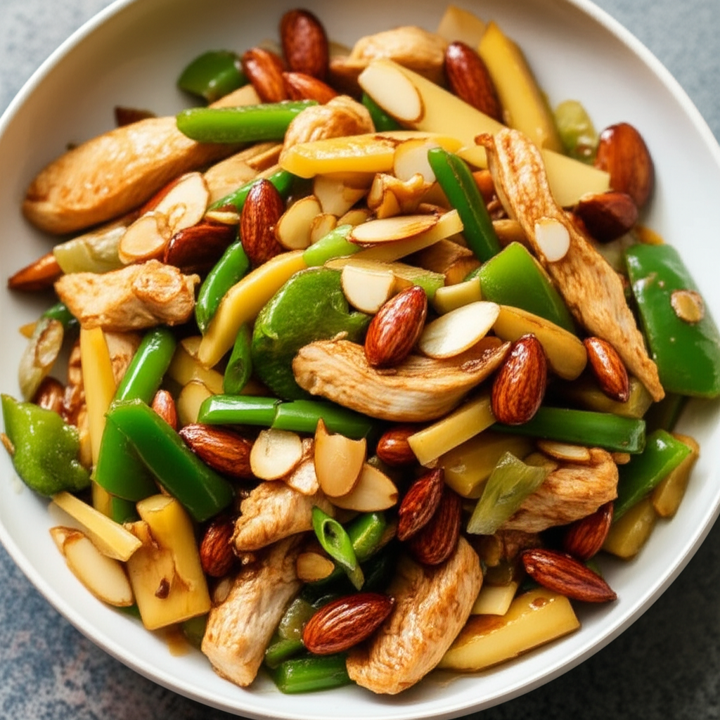 Almond Chicken And Vegetables image