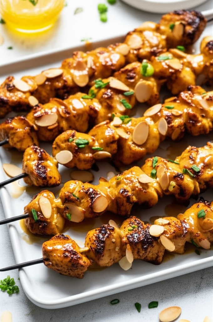 Almond Chicken Kabobs image