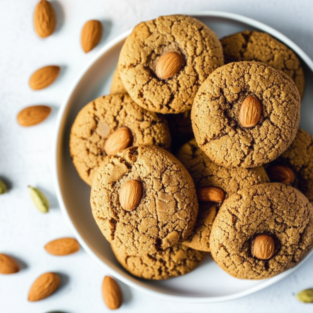 Almond Chickpea Flour Cookies image