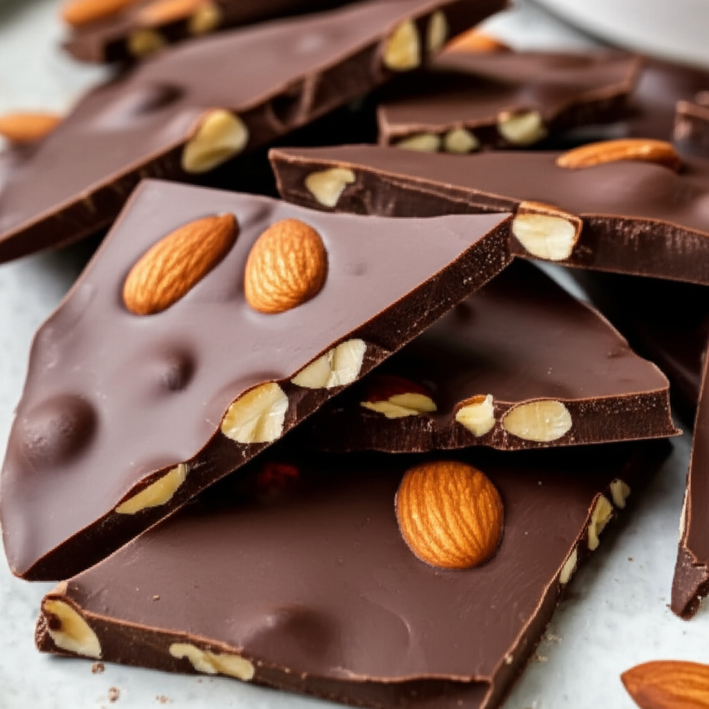 Almond Chocolate Bark image