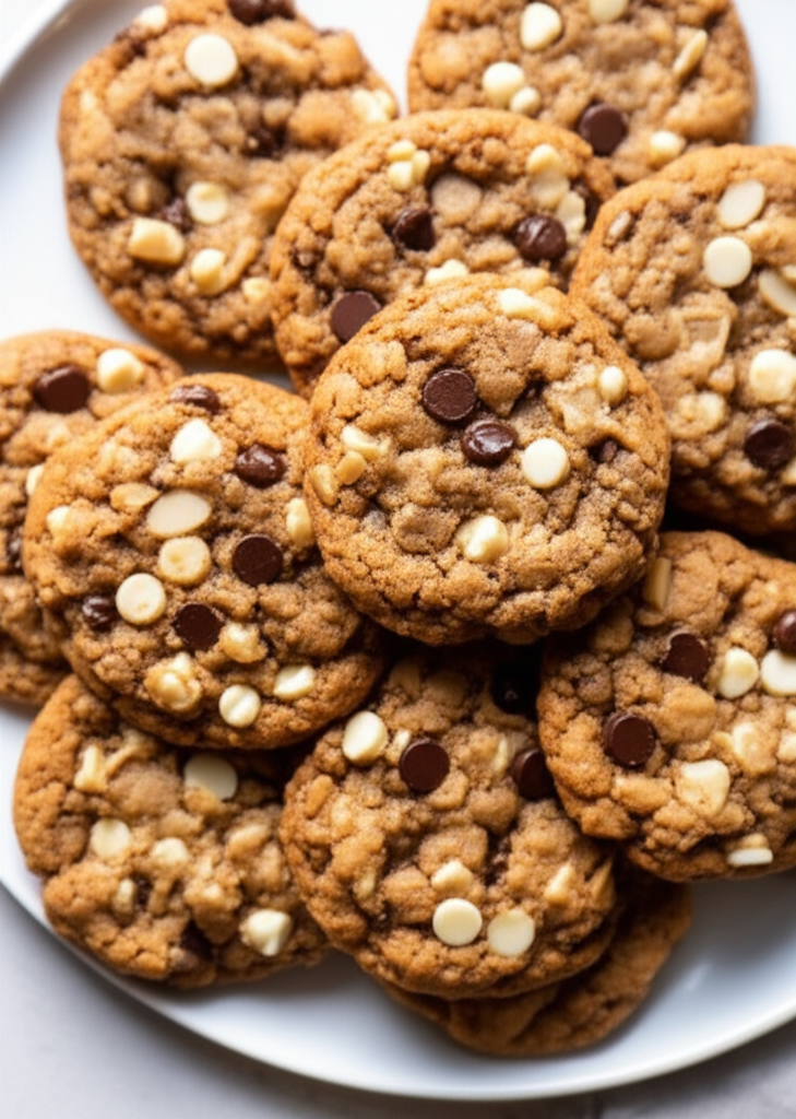Almond Chocolate Toffee Crunchies image