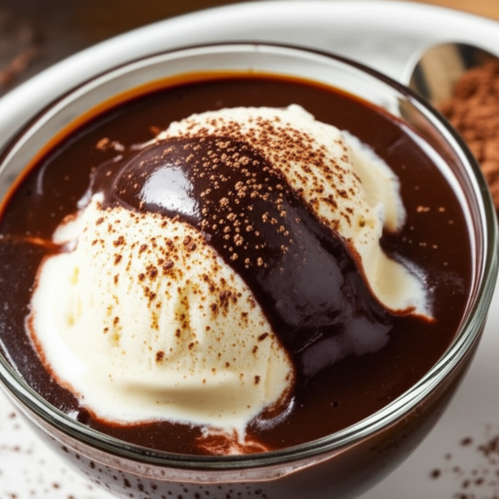 Death By Chocolate Copycat Dark Chocolate Sauce image