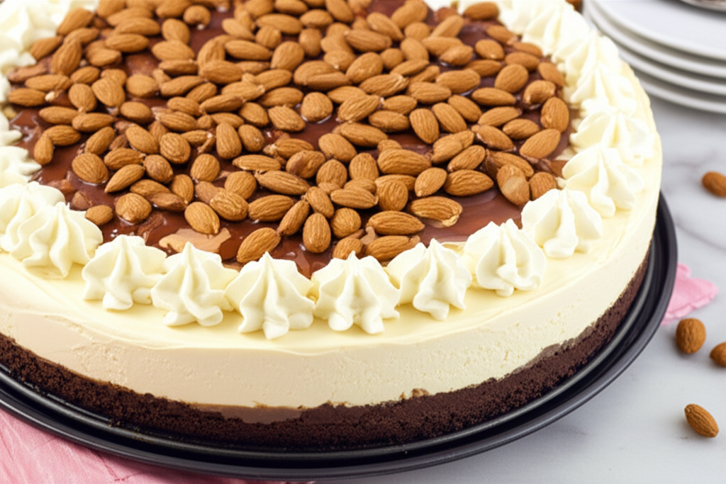 Almond Coffee Cheesecake For Anna image