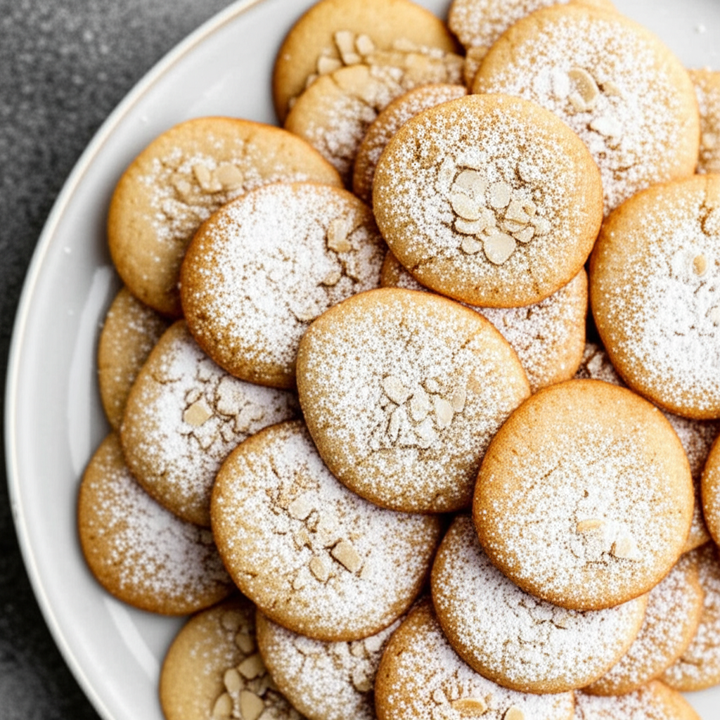 Almond Cream Spritz Cookies image