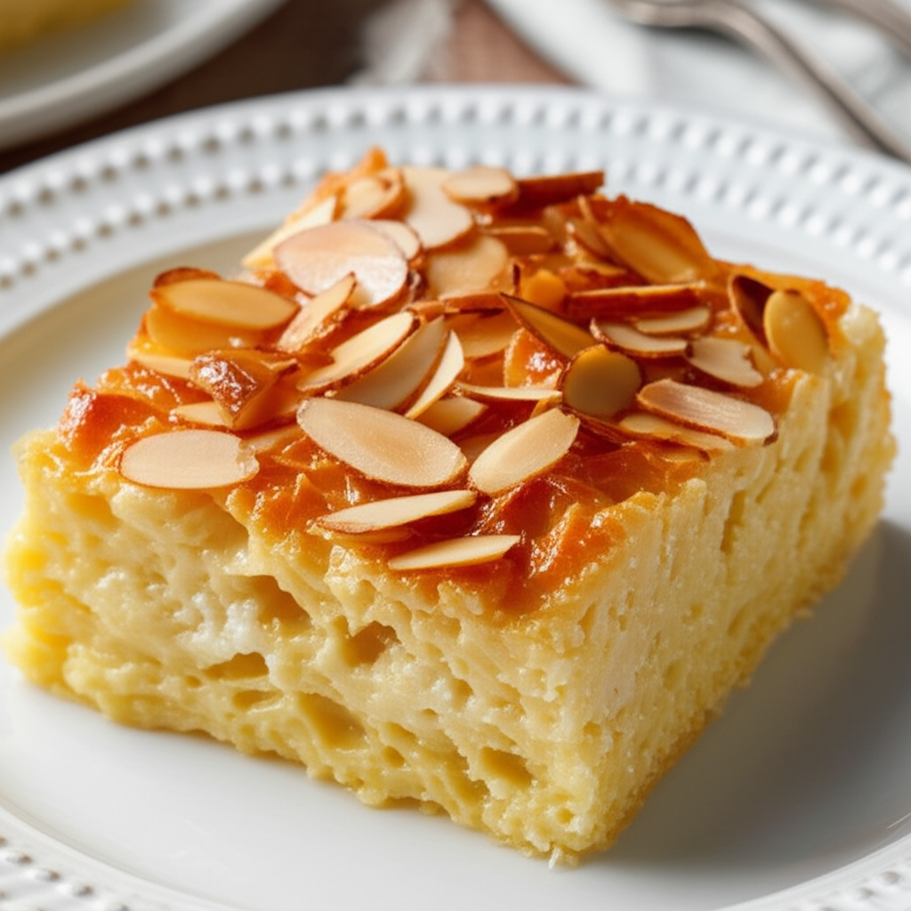 Almond Crowned Kugel image