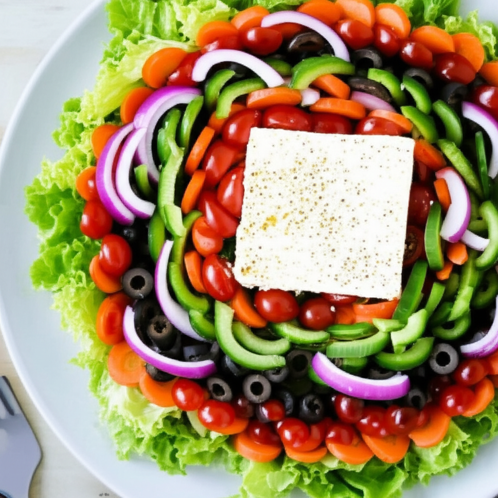 Dressed Up Greek Style Salad image
