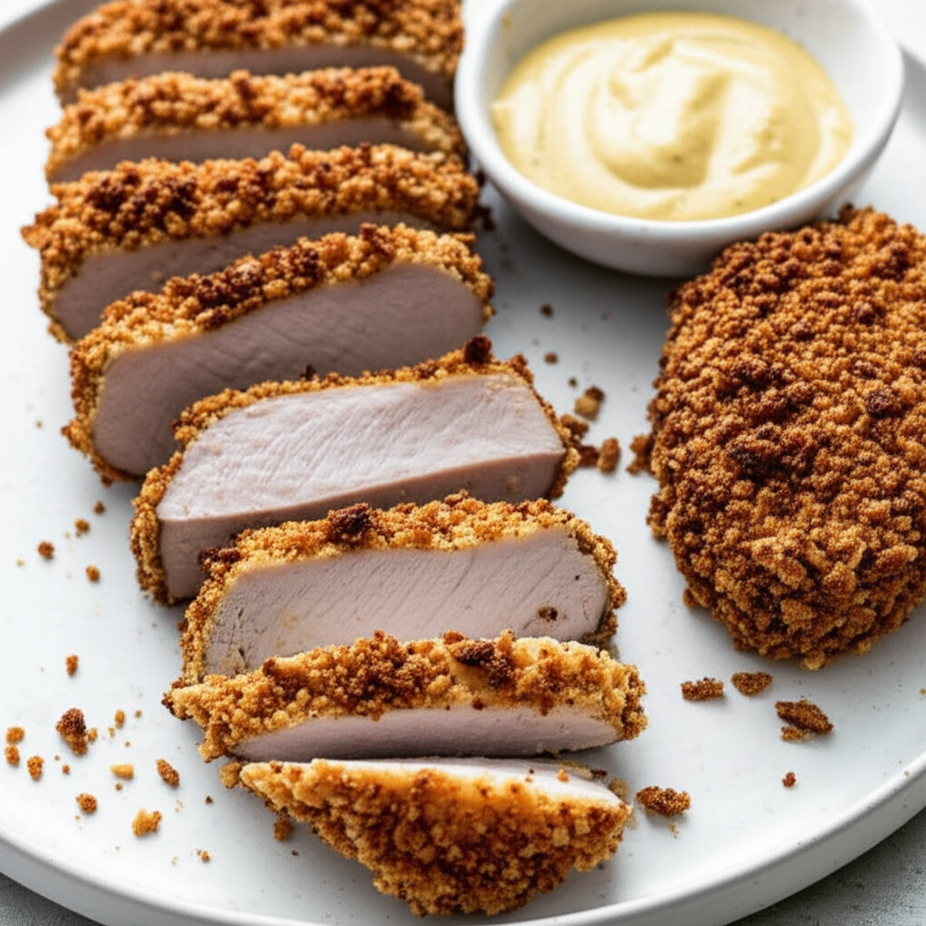 Almond Crusted Pork image