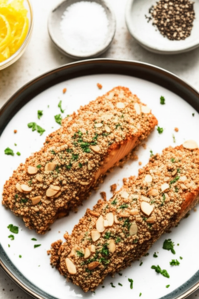 Almond Crusted Salmon image